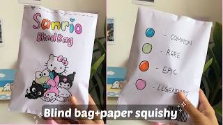 How to make BLIND BAGS  PAPER SQUISHIES 🧸☁️  Cuddle Cloud [upl. by Roht493]