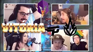 STREAMERS REAGEM a VITÓRIA da VKS CONTRA a PAIN no CBLOL  Semifinal  GAME 3 [upl. by Rachael]