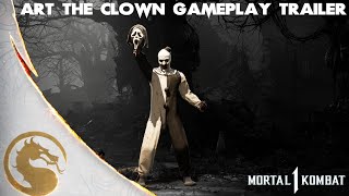 Mortal Kombat 1  Art the Clown Gameplay Trailer [upl. by Andrey]