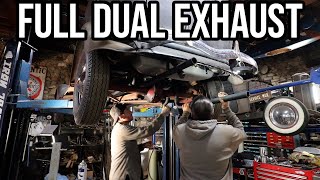 Building A Hot Rod Dual Exhaust For The 1934 Ford Sedan Delivery [upl. by Yniffit]