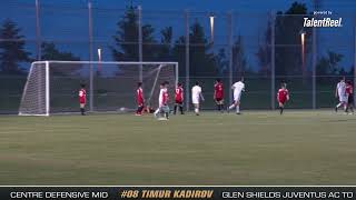 Timur Kadirov 2024 Glen Shields Juventus Highlights [upl. by Radcliffe]