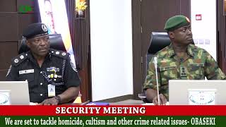 SECURITY We are set to tackle homcde cutsm and other crme related issues in Edo  OBASEKI [upl. by Salomo]