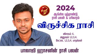 2024  விருச்சிக ராசிக்கான ஆங்கில புத்தாண்டு பலன்  Balaji Haasan [upl. by Corbie]