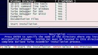 Assembly Tutorial 3  Installing TASM [upl. by Vashtee382]