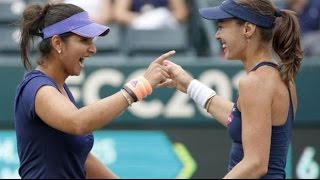 Sania Mirza Martina Hingis in Brisbane International final [upl. by Campman]