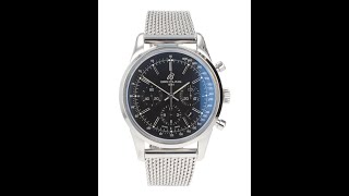 Breitling Transocean Pre Owned Watch Ref AB0152 [upl. by Yelsnit615]