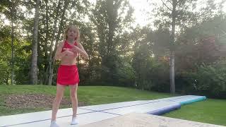 How to do a front handspring front tuck [upl. by Stephen925]