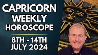 Capricorn Horoscope  Weekly Astrology  8th to 14th July 2024 [upl. by Ecarg]