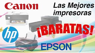 Impresoras de tinta BUENAS y BARATAS Opinión [upl. by Melantha]