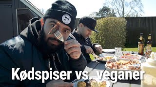 Adam amp Noah på jagt efter grillsjæle  Kødspiser vs Veganer [upl. by Evannia675]