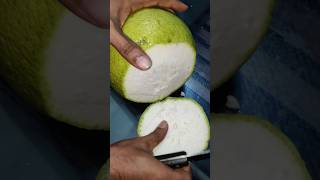 Cutting the pomelo pummelo jambura jambura fruit pomelo jambura fruitcutting fruit fruits [upl. by Storm]