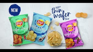 The all new Lay’s Wafer Style Its paper thin wafer thin [upl. by Anhoj]