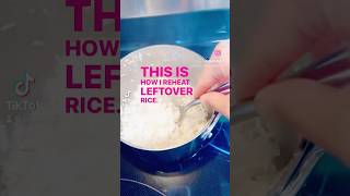 How to reheat leftover rice on the stovetop [upl. by Afas]