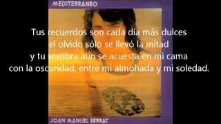 LUCÍA Joan Manuel Serrat Texto y música Álbum MEDITERRANEO [upl. by Nerok]