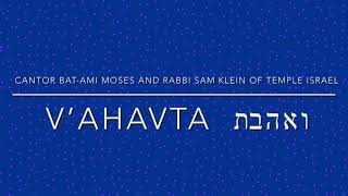 “V’ahavta” Hand Motions with Cantor Moses and Rabbi Klein of Temple Israel [upl. by Anayeek]