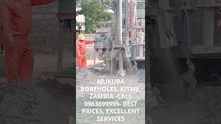 MUKUBA BOREHOLES Ltd is one of the most reliable Borehole drilling companies in Kitwe Zambia [upl. by Katharyn]