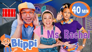 Blippi amp Ms Rachels Musical Party  💤 Bedtime Wind Down and Sleep with Moonbug Kids [upl. by Htide]