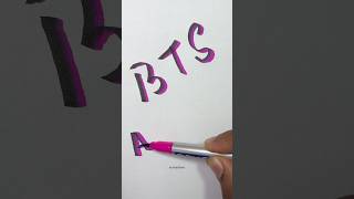 BTS ARMY ✅ shorts art drawing satisfying bts btsarmy trending viralshort artdrawing [upl. by Alemac]