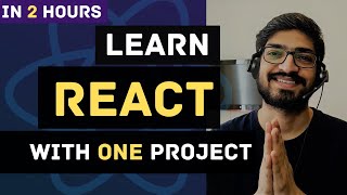 Learn React JS with Project in 2 Hours  React Tutorial for Beginners  React Project Crash Course [upl. by Raynata]