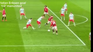 Cristian Eriksen goal Vs Fc Twente  Manchester united vs Fc Twente [upl. by Alben]