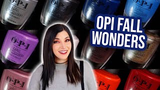 OPI Fall Wonders Nail Polish Collection 2022 Swatch and Review  KELLI MARISSA [upl. by Ennayr816]