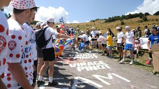 Tour de France Pinot tire sa révérence le quotVirage Pinotquot en transe  AFP [upl. by Weinert]