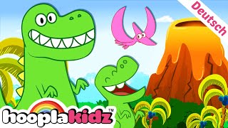 Das Dinosaurier Lied  The Dinosaur Song  Kinderlieder  Hooplakidz Deutsch [upl. by Sacrod181]