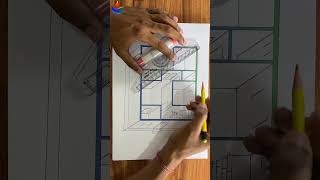 Detail Floor Plan with Proper Measurement  Complete House Plan home shorts house shortsvideo [upl. by Ardnaek27]