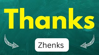 Cómo pronunciar Thanks Gracias en inglés Americano con ejemplos [upl. by Ariet589]