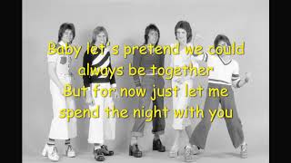 Bay City Rollers  Let’s Pretend  Lyrics [upl. by Burgwell]