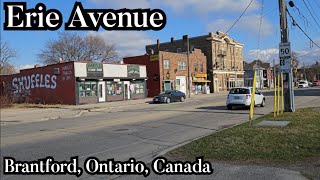 Exploring Erie Avenue in Brantford Ontario Canada 8k Video brantfordontario brantford [upl. by Tnilc351]