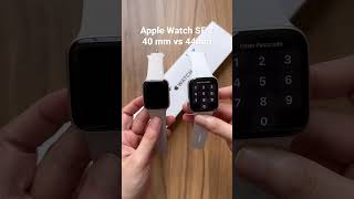 Apple Watch SE2 40mm vs 44mm Size Comparison Full Video On My Channel AppleWatch40 AppleWatch44 [upl. by Ocinemod]