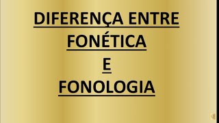 Fonética e Fonologia  Diferença  Curso de Português para Concursos  Aula 01 [upl. by Kizzee]