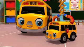 Wheels on the Bus  Baby Toddler Songs  Nursery Rhymes amp Kids Songs [upl. by Lowenstern]