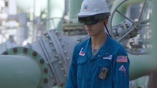 Chevron uses Microsoft HoloLens to Make Virtual Teleportation a Reality [upl. by Siravaj15]