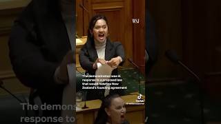 Māori lawmakers stage haka in protest [upl. by Odnanreh76]