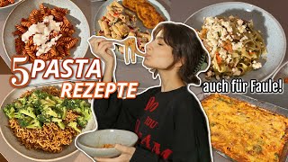 5 leckere NUDEL REZEPTE 2  Schnell amp einfach [upl. by Lemmie567]