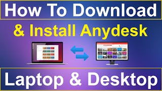 How To Download And Install Anydesk In Laptop And Desktop Windows 10 amp Windows 11 [upl. by Stepha699]