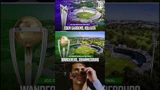 Venues of the next two World Cup finals shorts shortfeed cricket indiancricketer [upl. by Durstin]