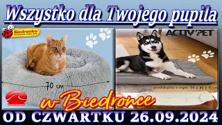 𝐁𝐈𝐄𝐃𝐑𝐎𝐍𝐊𝐀🐞Nowa Oferta Promocyjna Od Czwartku 26092024 Wszystko Dla Twojego Pupila [upl. by Schlessel201]