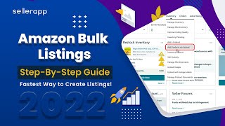 Amazon Bulk Listing Upload Guide  Learn How to Upload Multiple Products On Amazon Seller Central [upl. by Schramke375]