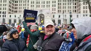 AntiMandate Protest at the Capital  Albany NY [upl. by Nodmac730]