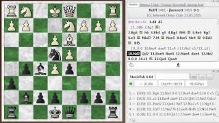 Blitz chess postmortem 425 Levitsky attack Hodgson attack [upl. by Haorbed162]