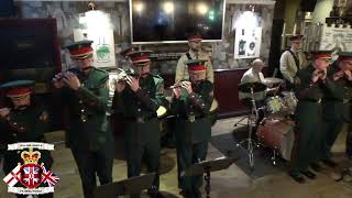 Castlederg Young Loyalists Flute Band 1 Afterwards in the Windsor Bar 91124 [upl. by Aznofla]