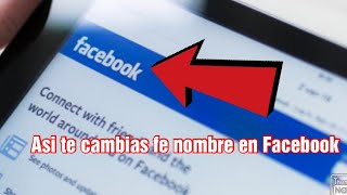 Cambiar nombre en Facebook [upl. by Noivart]