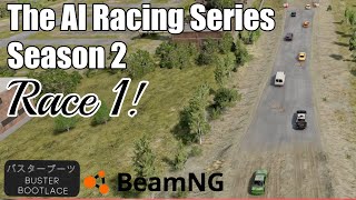 BeamNG AI Race Series  Season 2 Race 1  Derby Class Knockout Race [upl. by Utley]