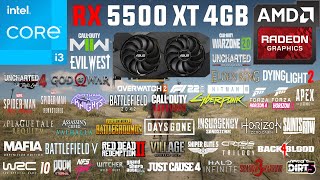 RX 5500 XT 4GB Test in 50 Games in 2022 [upl. by Aidyl]