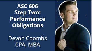 ASC 606 Step 2 Performance Obligations  Explained by Accounting Expert [upl. by Anilorak]