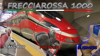 Trenitalia Frecciarossa 1000 in Standard  Premium  Business  The best train in Italy [upl. by Lipcombe]