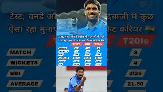 Munaf Patel Career in All Formats cricket indiancricketer munafpatel [upl. by Kila]